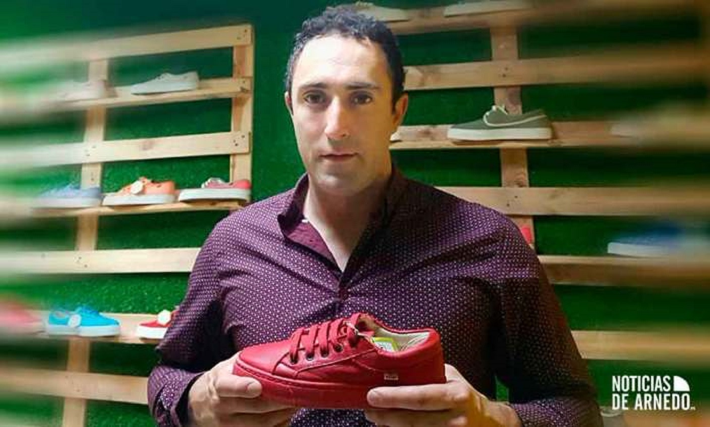 Félix Fernández, un emprendedor arnedano de calzado ecológico